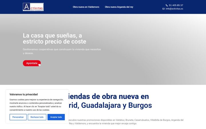 Screenshot of cooperativaviviendas.es