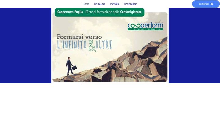 Screenshot of cooperformpuglia.it