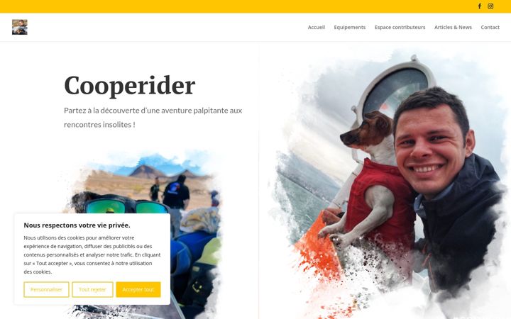 Képernyőkép: cooperider.fr