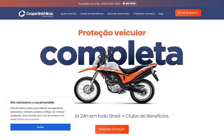 Snimka zaslona za cooperlinkminas.com.br