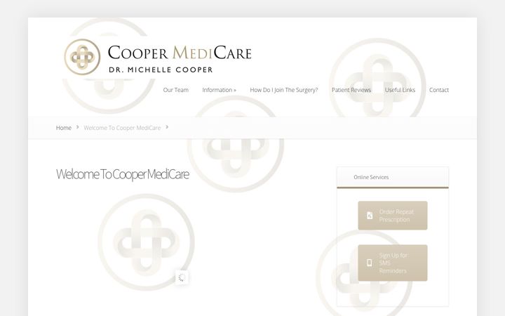 Screenshot von coopermedicare.ie