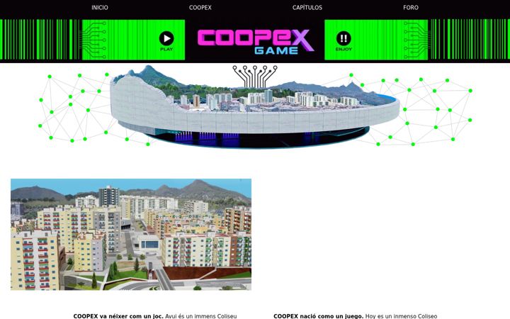 Képernyőkép: coopex.es
