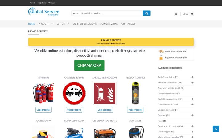 Screenshot of coopglobalservice.it