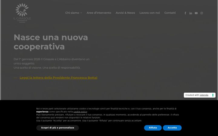 Screenshot stránky coopilgirasole.it