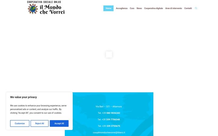 Screenshot of coopilmondochevorrei.it