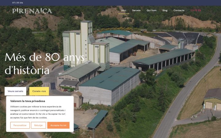 Screenshot of coopirenaica.com
