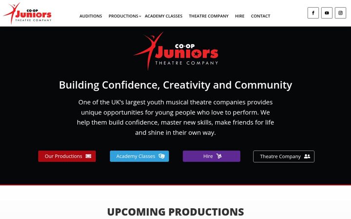 Screenshot of coopjuniors.co.uk