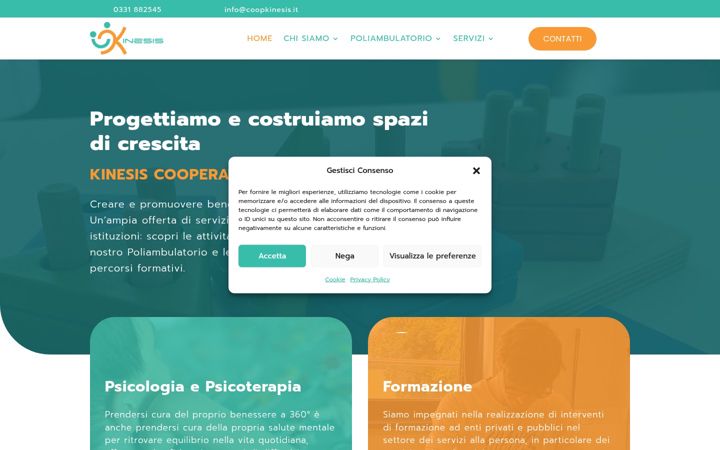 Screenshot of coopkinesis.it