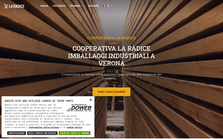 Screenshot of cooplaradice.it