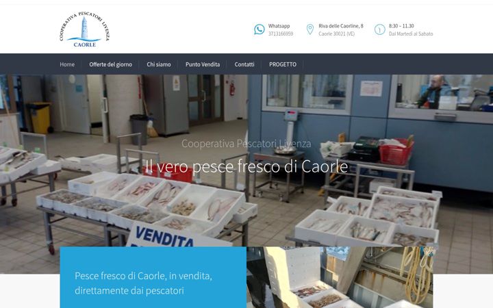 Screenshot stránky cooplivenza.it