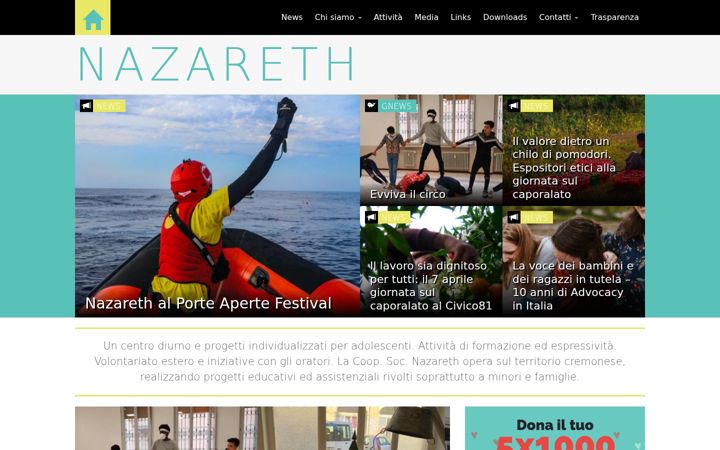 Screenshot of coopnazareth.net