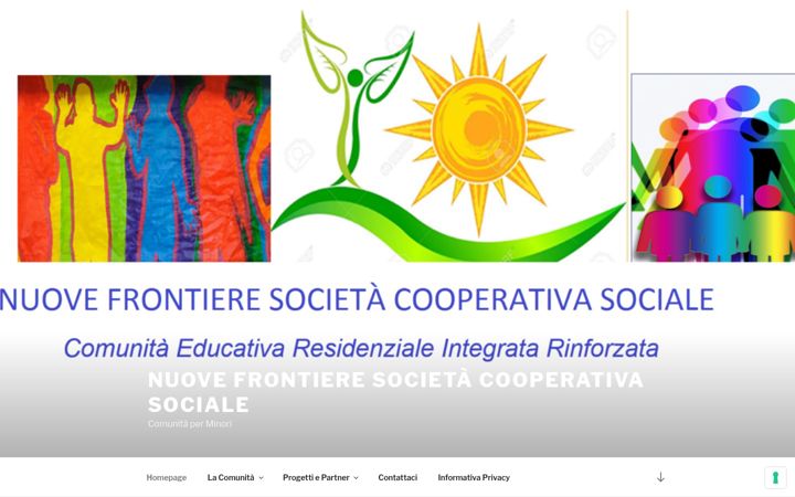 Screenshot stránky coopnuovefrontiere.it