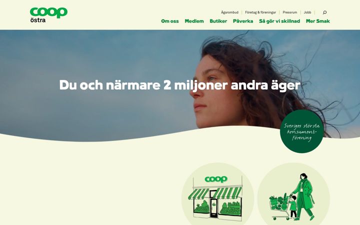Screenshot of coopostra.se