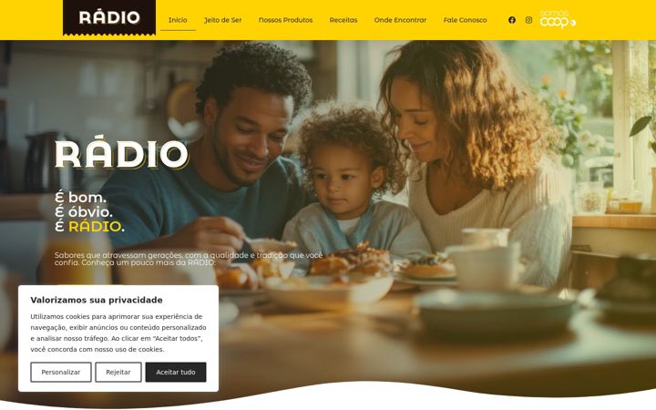 Snimka zaslona za cooprataradio.com.br