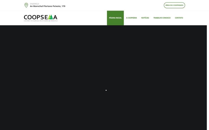 Screenshot of coopsema.coop.br