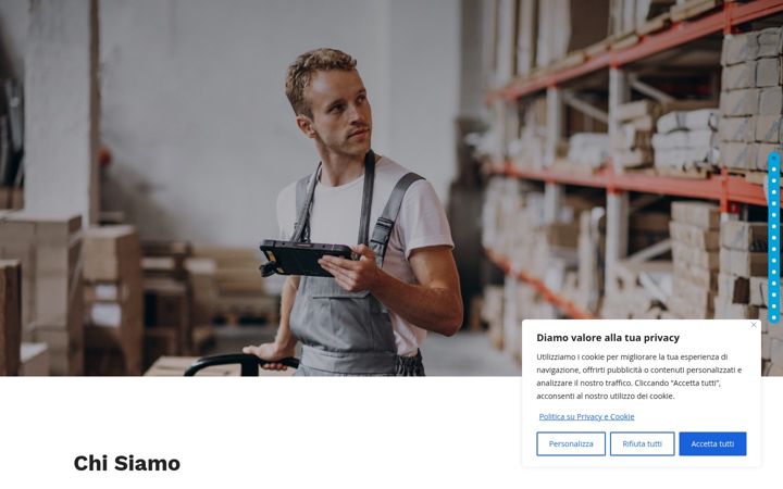 Screenshot of coopservizipavoni.it