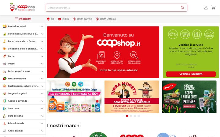 Screenshot of coopshop.it