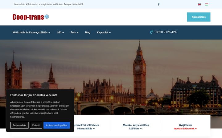 Screenshot of cooptrans.eu