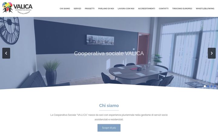 Screenshot of coopvalica.it