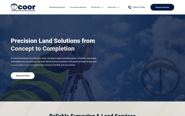 Screenshot of coorconsulting.com