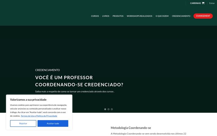 Snimka zaslona za coordenandose.com.br