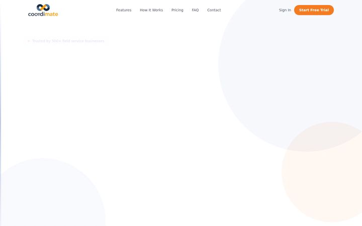 Screenshot van coordimate.co