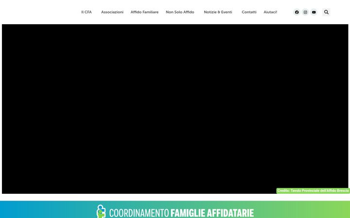 Screenshot of coordinamentofamiglieaffidatarie.it
