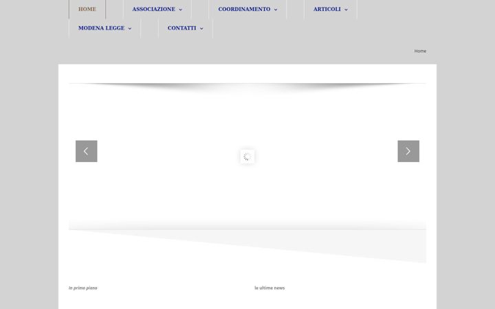Screenshot of coordinamentogenitorimodena.org