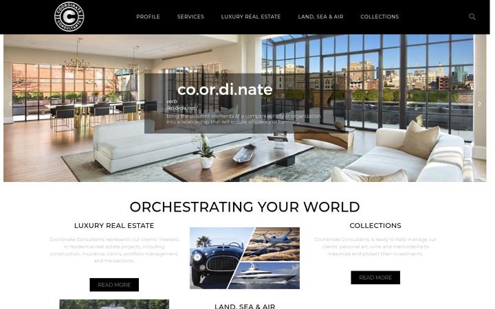 Screenshot of coordinateconsultants.com