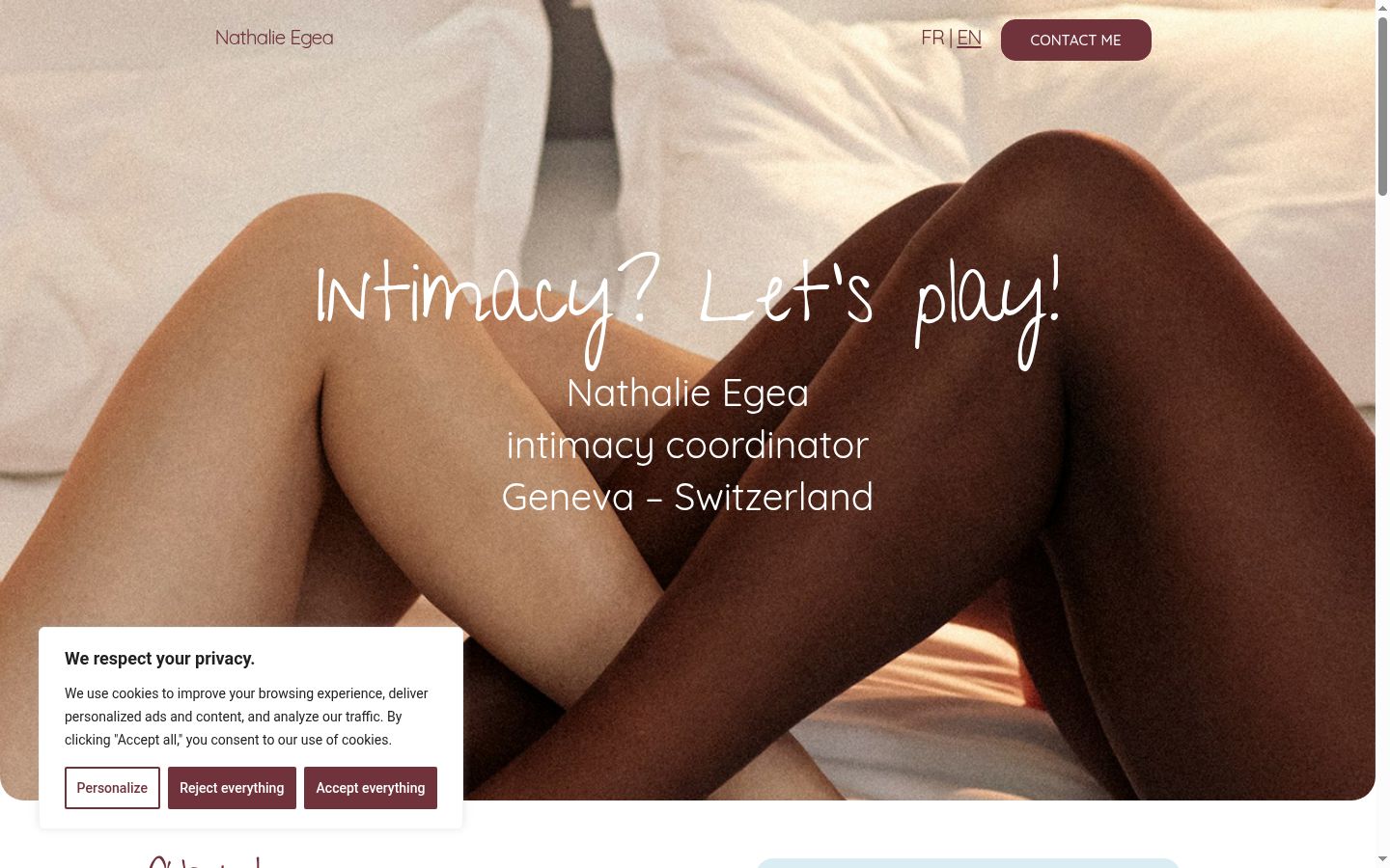 Screenshot tal-banner tal-kunsens muri qabel kwalunkwe interazzjoni