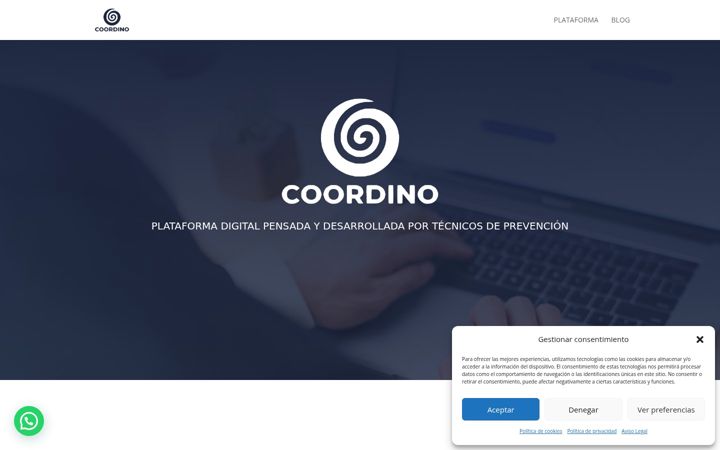 Screenshot of coordino.es