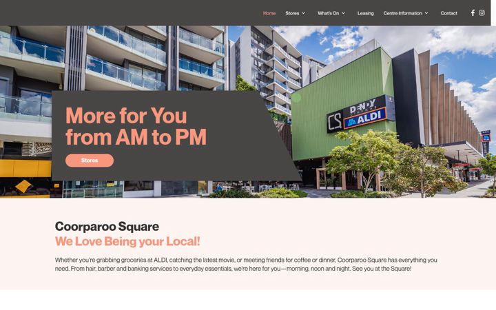 Screenshot of coorparoosquare.shopping