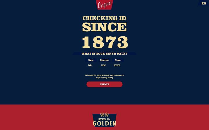 Screenshot of coorsoriginal.ca