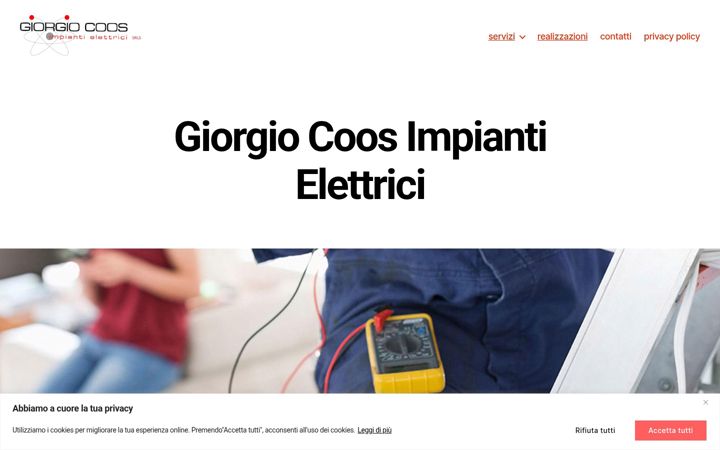 Screenshot of coos-impianti.it