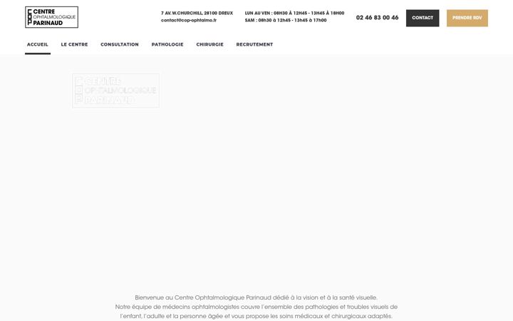 Snimka zaslona za cop-ophtalmo.fr