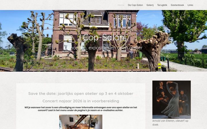 Screenshot ta' cop-salon.nl