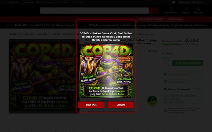 Screenshot of cop4d.org