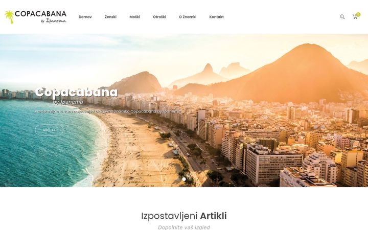 Screenshot di copacabana.si