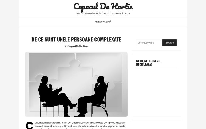 Screenshot of copaculdehartie.ro