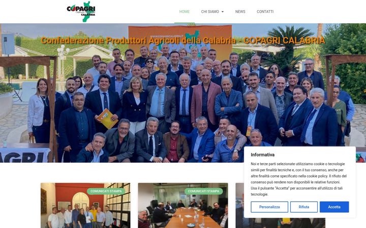 Screenshot of copagricalabria.it