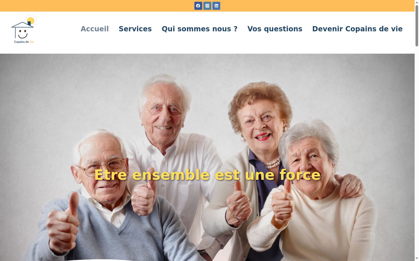 Captura de ecrã do banner de consentimento apresentado antes de qualquer interação