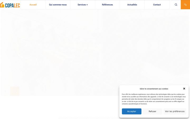 Screenshot of copalec.fr