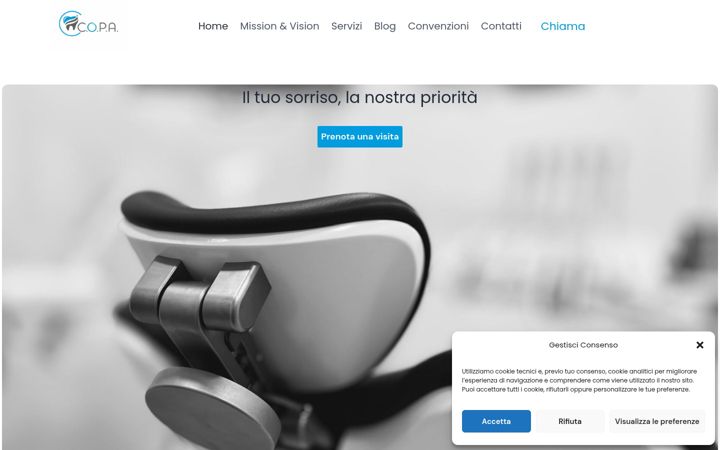 Screenshot of copaservizi.it