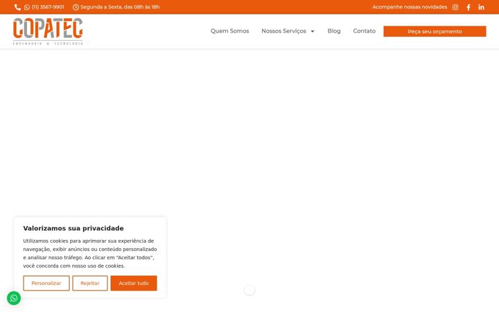Screenshot of copatec.com.br