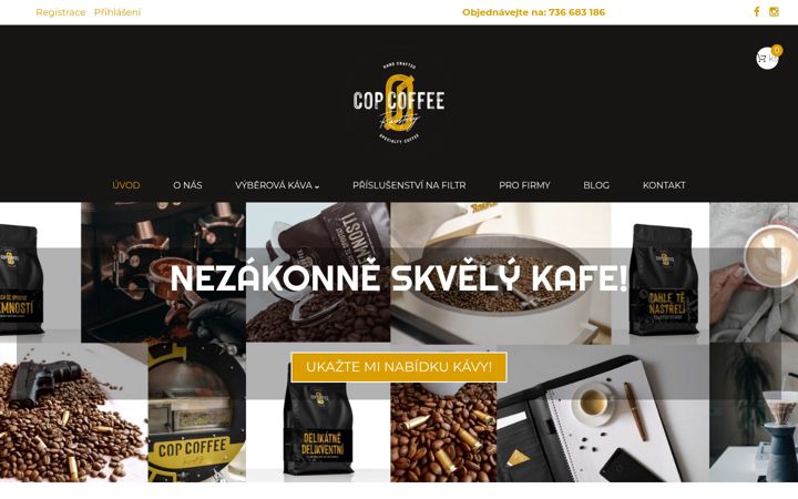 Screenshot of copcoffee.cz