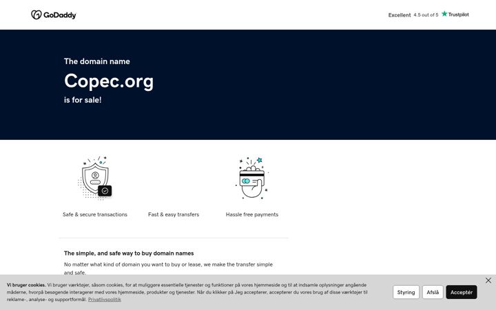 Screenshot of copec.org