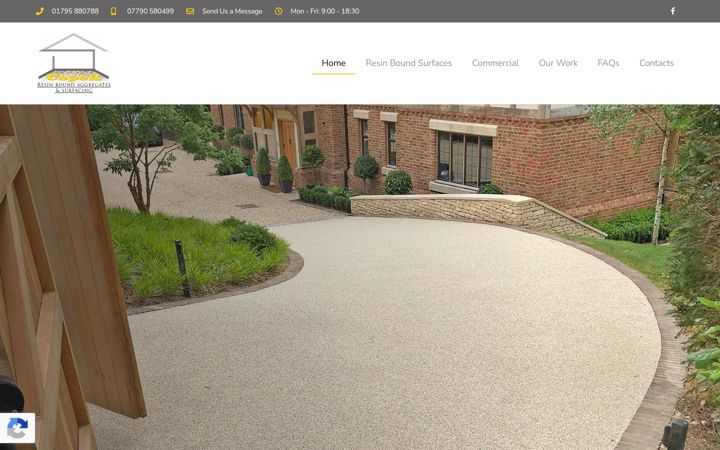 Screenshot of copekresinboundsurfacing.co.uk