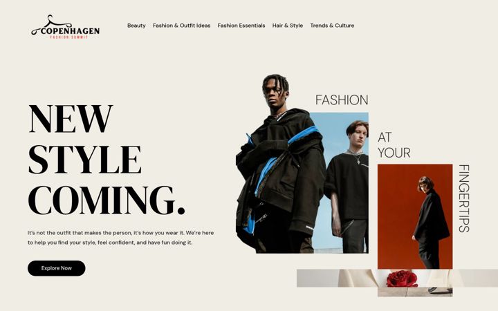 Screenshot of copenhagenfashionsummit.com