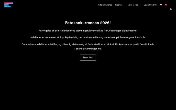 Screenshot of copenhagenlightfestival.org