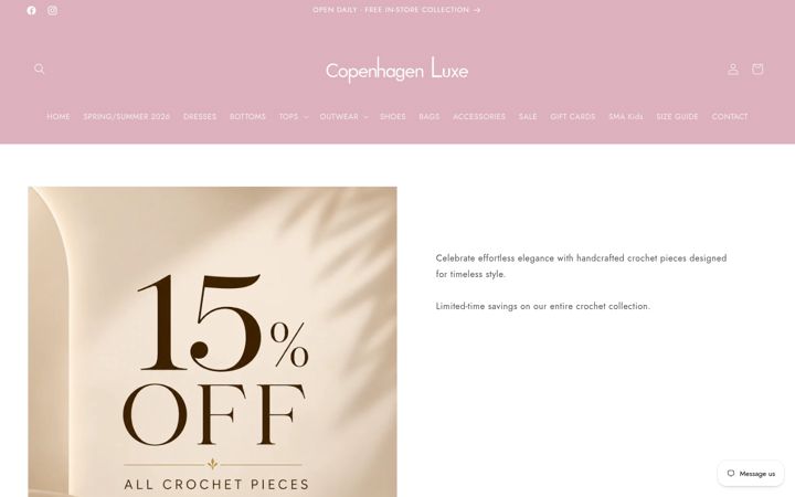 Screenshot of copenhagenluxe.co.uk
